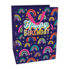 Legami Darčeková taška Legami veľká - Happy Birthday Rainbow Legami Darčeková taška Legami veľká - Happy Birthday Rainbow