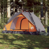 zahrada-XL Kempingový stan kupola 2 osoby sivo-oranžový rýchloupínací 4004191 zahrada-XL Kempingový stan kupola 2 osoby sivo-oranžový rýchloupínací 4004191