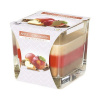 Vianočná sviečka Bispol Apple & Cinnamon v skle 170 g Vianočná sviečka Bispol Apple & Cinnamon v skle 170 g