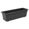 PLASTKON Samozavlažovací truhlík Garden Flor 100 cm antracit PLASTKON Samozavlažovací truhlík Garden Flor 100 cm antracit