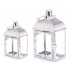Lampáš, svietník - LANTERNS Lucerny sada oceľový chróm. 2 ks. 19 26 cm (Lampáš, svietník - LANTERNS Lucerny sada oceľový chróm. 2 ks. 19 26 cm) Lampáš, svietník - LANTERNS Lucerny sada oceľový chróm. 2 ks. 19 26 cm (Lampáš, svietník - LANTERNS Lucerny sada oceľový chróm. 2 ks. 19 26 cm)