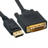SBOX Dp-DVI-2, Kábel DP M/DVI M 2m SBOX Dp-DVI-2, Kábel DP M/DVI M 2m