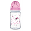 Canpol babies Dojčenská antikoliková fľaša široká EasyStart 240 ml 3m+ ružová Canpol babies Dojčenská antikoliková fľaša široká EasyStart 240 ml 3m+ ružová
