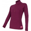 Dámské termo tričko SENSOR Merino df fialová zip Velikost: S, Barva: fialová Dámské termo tričko SENSOR Merino df fialová zip Velikost: S, Barva: fialová