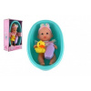 Teddies miminko 26 cm s vaničkou s doplňky Teddies miminko 26 cm s vaničkou s doplňky