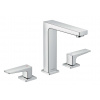 Hansgrohe Metropol Umývadlová batéria s výpustom Push-Open, 3-otvorová inštalácia, chróm 32515000-HG Hansgrohe Metropol Umývadlová batéria s výpustom Push-Open, 3-otvorová inštalácia, chróm 32515000-HG