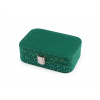 Malá šperkovnice 10x15x5 cm Varianta: 2 zelená tmavá, Balení: 1 ks Malá šperkovnice 10x15x5 cm Varianta: 2 zelená tmavá, Balení: 1 ks