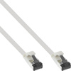 U/FTP (PiMF) Patchkábel LSOH 2m cat.8.1, biely, plochý, Cu U/FTP (PiMF) Patchkábel LSOH 2m cat.8.1, biely, plochý, Cu