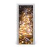 Samolepiace fototapety na dvere Sviečka vianočné stromček 75x205 Samolepiace fototapety na dvere Sviečka vianočné stromček 75x205