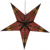 Guru Shop Vianočná hviezda 60 cm – oranžový vitrážny vzor Guru Shop Vianočná hviezda 60 cm – oranžový vitrážny vzor