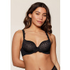 Dámska podprsenka LingaDore 1400-1 black/nude 75 F Čierna Dámska podprsenka LingaDore 1400-1 black/nude 75 F Čierna