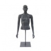 Figurína, torzo, dámske s rukami a hlavou ŠPORT 01, antracit Figurína, torzo, dámske s rukami a hlavou ŠPORT 01, antracit