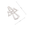 Strieborný prívesok Anjel 13mm - 5 ks Strieborný prívesok Anjel 13mm - 5 ks