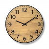 Karls DESIGN Drevené nástenné hodiny - CLASSIC - 50cm , Čierna Karls DESIGN Drevené nástenné hodiny - CLASSIC - 50cm , Čierna