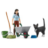 Schleich 42747 Hrací sada na kydání a ošetřování Schleich 42747 Hrací sada na kydání a ošetřování