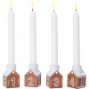 Adventný svietnik Kähler Christmas perníkové domčeky, 4 ks Adventný svietnik Kähler Christmas perníkové domčeky, 4 ks