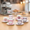 TESCOMA myCOFEE Cukor 90 ml 6 ks biela - porcelánové šálky na espresso s tanierikmi TESCOMA myCOFEE Cukor 90 ml 6 ks biela - porcelánové šálky na espresso s tanierikmi