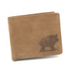Kožená peňaženka TETRAO diviak ležatá Kožená peňaženka TETRAO diviak ležatá