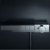 AXOR Edge termostat s inštaláciou na stenu/pod omietku, pre 3 spotrebiče (vrchná sada), diamantový brus, chróm, 46141000 AXOR Edge termostat s inštaláciou na stenu/pod omietku, pre 3 spotrebiče (vrchná sada), diamantový brus, chróm, 46141000