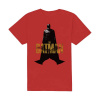 Tričko The Batman - The Batman Yellow Text Červená M Tričko The Batman - The Batman Yellow Text Červená M