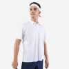 KUIKMA Pánske polo tričko Essential na tenis s krátkym rukávom biele 3XL KUIKMA Pánske polo tričko Essential na tenis s krátkym rukávom biele 3XL