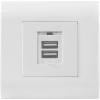 Intellinet 772211 2-násobný USB nabíjacia zásuvka do steny IP20 biela; 772211 Intellinet 772211 2-násobný USB nabíjacia zásuvka do steny IP20 biela; 772211