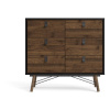 Tmavohnedá komoda Tvilum Ry, 102 x 95 cm Tmavohnedá komoda Tvilum Ry, 102 x 95 cm