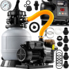 PIESKOVÁ FILTRAČNÁ PUMPA DO BAZÉNA 7900 l/h S ČASOVAČOM, LCD DISPLEJOM A VÝKONOM 250 W PIESKOVÁ FILTRAČNÁ PUMPA DO BAZÉNA 7900 l/h S ČASOVAČOM, LCD DISPLEJOM A VÝKONOM 250 W