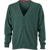 James & Nicholson Cardigan JN 661 s výstřihem do V, pánský COT02066107401-forest gree S Zelená forest James & Nicholson Cardigan JN 661 s výstřihem do V, pánský COT02066107401-forest gree S Zelená forest