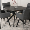 Mebel Elite Stôl LUKAS 100-250 cm, čierny Mebel Elite Stôl LUKAS 100-250 cm, čierny