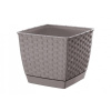 Prosperplast Ratolla Square 25 x 25 x 22 cm moka Prosperplast Ratolla Square 25 x 25 x 22 cm moka