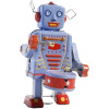 Replika historickej hračky Blechfabrik - Robot s bubienkom 9,5 cm uni Replika historickej hračky Blechfabrik - Robot s bubienkom 9,5 cm uni