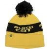 Kulich Black Cat Yellow Bobble Hat Kulich Black Cat Yellow Bobble Hat