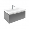 Kúpeľňová skrinka s umývadlom a baterií SAT Feel 60x30x44, 8 cm antracit mat SATFEEL60ANTU4BA Kúpeľňová skrinka s umývadlom a baterií SAT Feel 60x30x44, 8 cm antracit mat SATFEEL60ANTU4BA