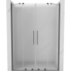 Mexen Velar Duo, posuvné sprchové dvere do otvoru 140 cm, 8mm sklo námraza, brúsený grafit, 871-140-000-32-95 Mexen Velar Duo, posuvné sprchové dvere do otvoru 140 cm, 8mm sklo námraza, brúsený grafit, 871-140-000-32-95