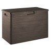 TOOMAX WOODYS záhradný plastový úložný box 160 L - hnedá TOOMAX WOODYS záhradný plastový úložný box 160 L - hnedá