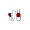 CITY STORM Náušnica - clip s červeným očkom Callie III. - 1ks + darčeková krabička zadarmo CITY STORM Náušnica - clip s červeným očkom Callie III. - 1ks + darčeková krabička zadarmo