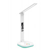 Platinet PDL711RGBW stolní LED lampa stmívatelná, bezdrátové nabíjení, hodiny, bílá Platinet PDL711RGBW stolní LED lampa stmívatelná, bezdrátové nabíjení, hodiny, bílá