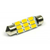 AUTO LED ŽIAROVKA C5W 9 SMD 5630 TEPLÁ BIELA, 36 mm. 39 mm. 42 mm AUTO LED ŽIAROVKA C5W 9 SMD 5630 TEPLÁ BIELA, 36 mm. 39 mm. 42 mm