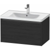DURAVIT Ketho 2 závesná skrinka pod umývadlo, 1 zásuvka, 784 x 455 x 440 mm, dub čierny, K25083016160000 DURAVIT Ketho 2 závesná skrinka pod umývadlo, 1 zásuvka, 784 x 455 x 440 mm, dub čierny, K25083016160000