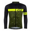 Force SPRAY army-fluo pánsky cyklistický dres - dlhý rukáv - army-fluo S Force SPRAY army-fluo pánsky cyklistický dres - dlhý rukáv - army-fluo S