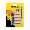 Stanley Kolíkovací sada - vrták s dorazem, označovací důlčíky, spojovací kolíky, 10mm Stanley Kolíkovací sada - vrták s dorazem, označovací důlčíky, spojovací kolíky, 10mm