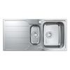 Grohe - Drez K500 s automatickým odtokom, 100x50 cm, kefovaná nerezová 31572SD1 Grohe - Drez K500 s automatickým odtokom, 100x50 cm, kefovaná nerezová 31572SD1