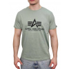 Alpha Industries Basic T-Shirt Dusty Green tričko pánske Veľkosť: S, Farba: zelená Alpha Industries Basic T-Shirt Dusty Green tričko pánske Veľkosť: S, Farba: zelená