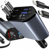 NABÍJAČKA DO AUTA 4v1 USB C PRZEBUG NAVÍJAK 120W RÝCHLE NABÍJANIE Kábel NABÍJAČKA DO AUTA 4v1 USB C PRZEBUG NAVÍJAK 120W RÝCHLE NABÍJANIE Kábel