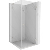Mexen Lunar-B L pravá sprchová kabína, pravá, 80 x 80 cm, transparentná, brúsený nikel - 832L-080-080-97-00-P Mexen Lunar-B L pravá sprchová kabína, pravá, 80 x 80 cm, transparentná, brúsený nikel - 832L-080-080-97-00-P