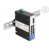 Delock Průmyslový přepínač sítě Gigabit Ethernet se 8 porty RJ45 a 2 porty SFP, na DIN lištu (88016) Delock Průmyslový přepínač sítě Gigabit Ethernet se 8 porty RJ45 a 2 porty SFP, na DIN lištu (88016)