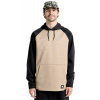 Burton Crown Weatherproof Pullover Summit Taupe Heather/True Black L Burton Crown Weatherproof Pullover Summit Taupe Heather/True Black L