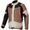 Bunda ST-1 WATERPROOF, ALPINESTARS (tmavá khaki/piesková/čierna/červená fluo, veľ. 3XL) Bunda ST-1 WATERPROOF, ALPINESTARS (tmavá khaki/piesková/čierna/červená fluo, veľ. 3XL)