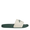 adidas Adults Adilette Shower Sliders White/Green 9 (43.3) adidas Adults Adilette Shower Sliders White/Green 9 (43.3)